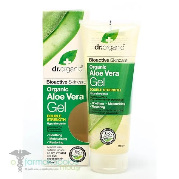 Dr. Organic Aloe Vera Gel Double Strength, 200ml