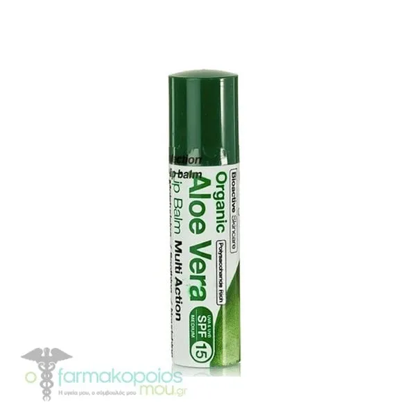 Dr. Organic Aloe Vera Lip Balm, 5.7 ml