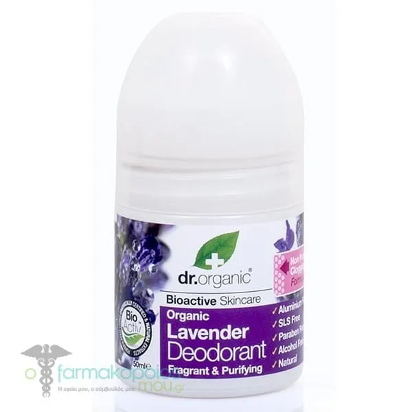 Dr. Organic Lavender Deodorant, 50ml