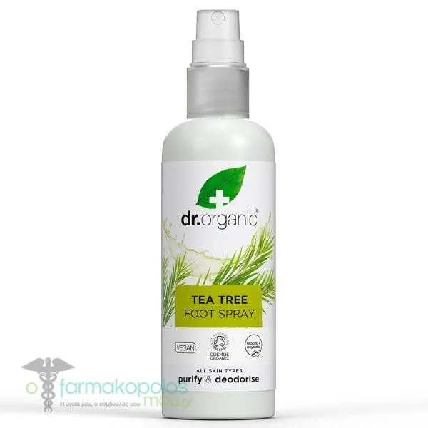 Dr. Organic Tea Tree Foot Spray, 100ml