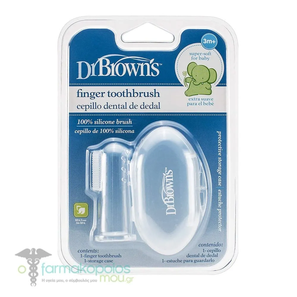 Dr.Brown's HG 010 Silicone Finger Toothbrush, 1pc