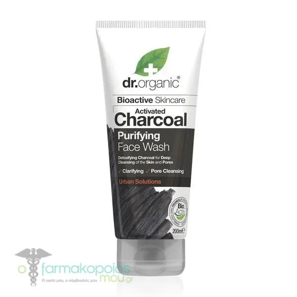 Dr.Organic Activated Charcoal Purifying Face Wash, 200ml