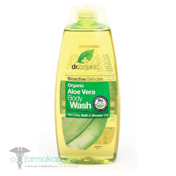 Dr. Organic Aloe Vera Body Wash, 250ml