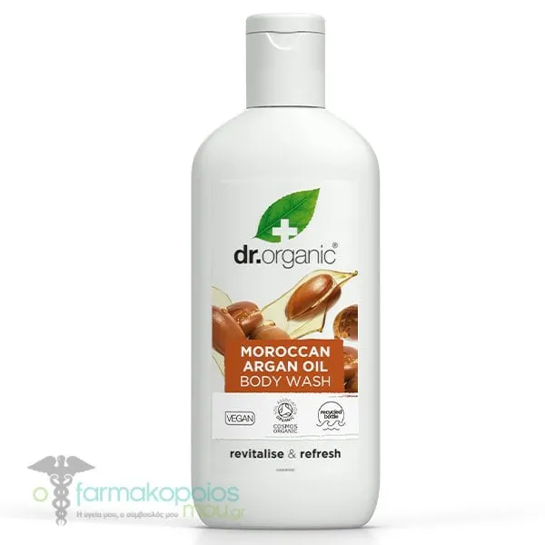 Dr. Organic Moroccan Argan Oil Body Wash, 250ml
