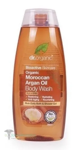 Dr. Organic Moroccan Argan Oil Body Wash, 250ml