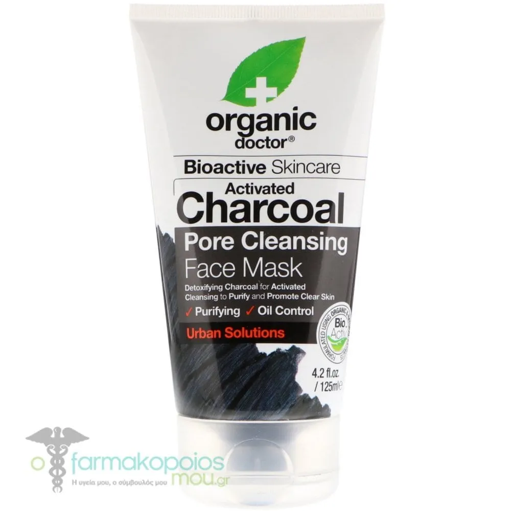 Dr.Organic Charcoal Face Mask, 125ml