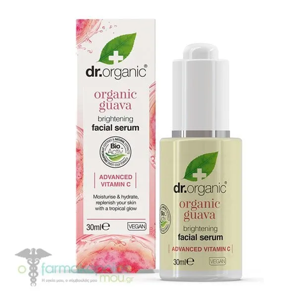 Dr.Organic Organic Guava Brightening Facial Serum, 30ml