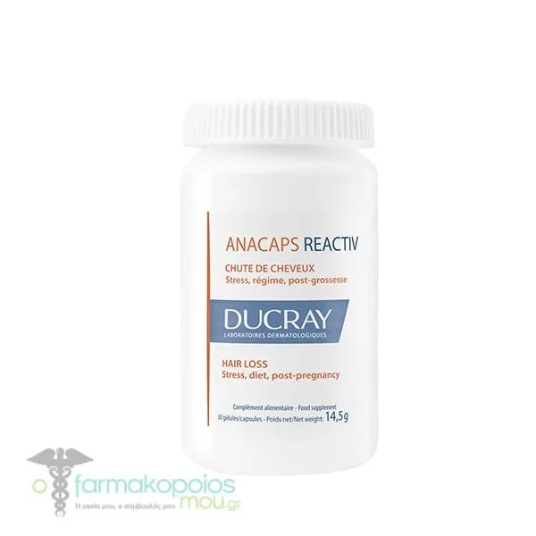 Ducray Anacaps Reactiv, 30caps