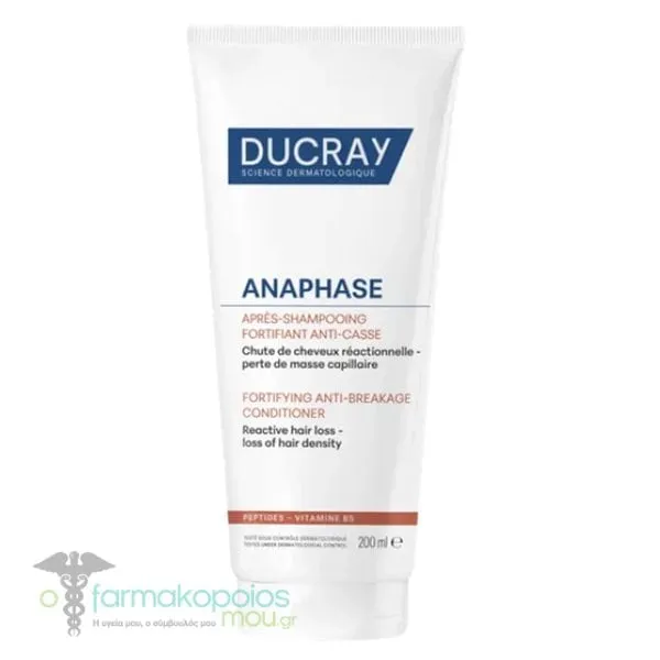 Ducray Anaphase Apres Shampooing Fortifying Anti-Breakage Conditioner Eνδυνάμωσης Μαλλιών, 200ml