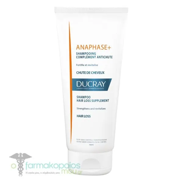 Ducray Anaphase+ Anti-Hair Loss Complement Shampoo, 200ml