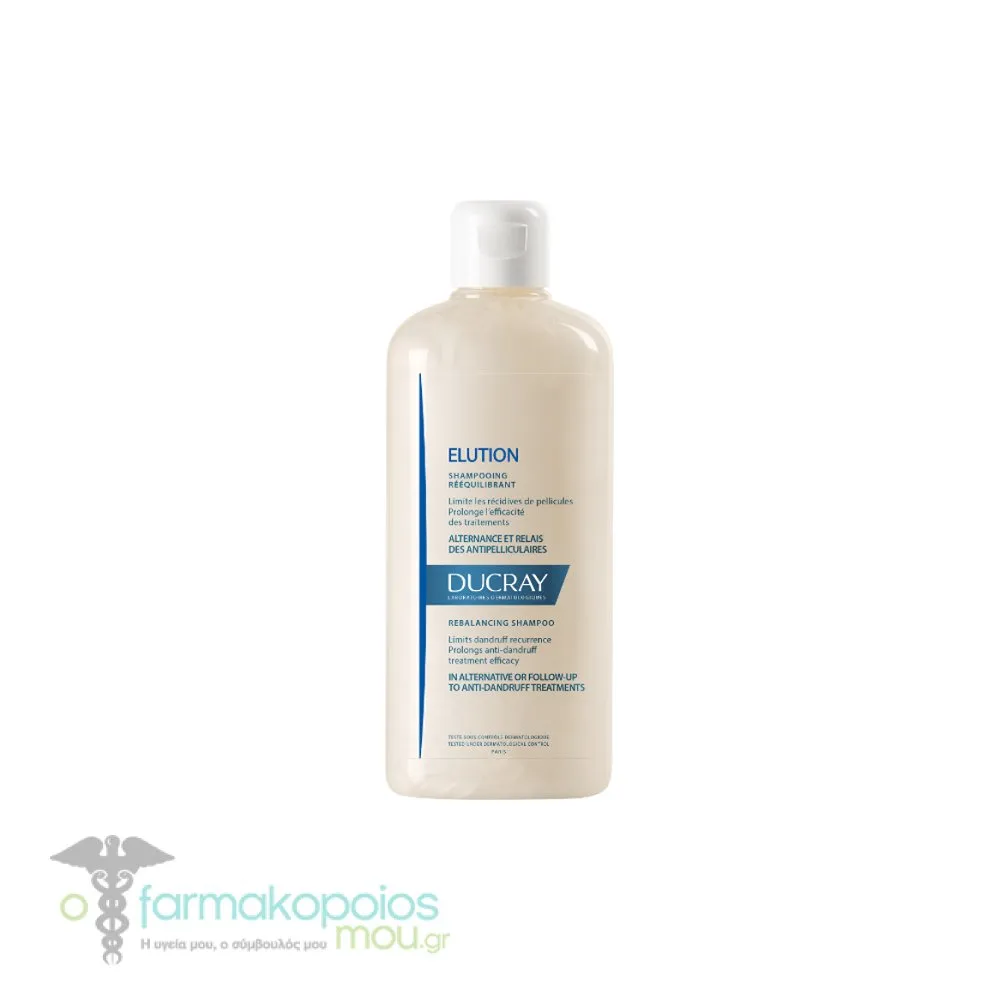 Ducray Elution Gentle Anti-Dandruff Rebalancing Shampoo, 200ml