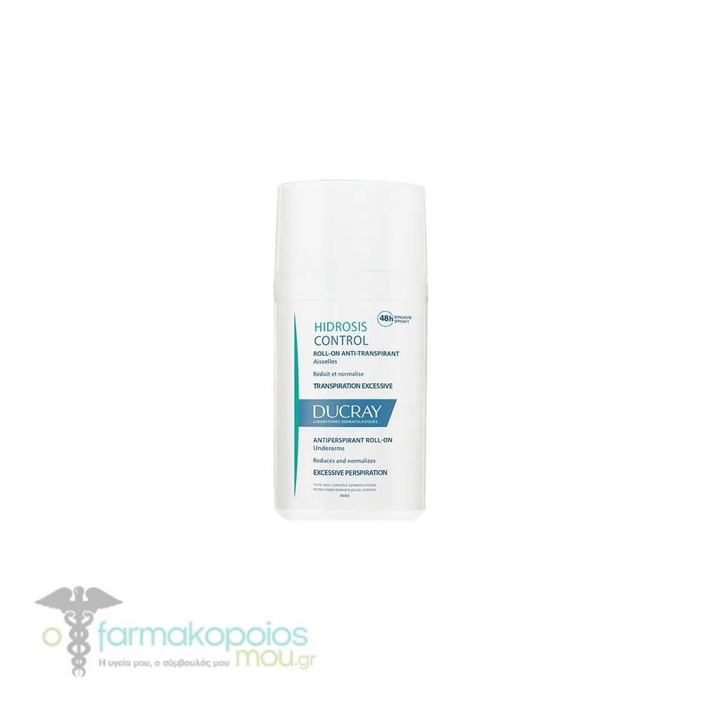 Ducray Hidrosis Control Anti-Perspirant Roll-on 48h, 40ml