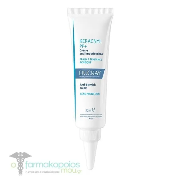 Ducray Keracnyl PP+ Anti-Blemish Cream for Acne-Prone Skin, 30ml