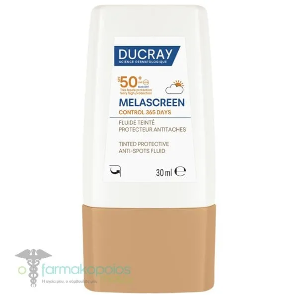 Ducray Melascreen Αντηλιακό Γαλάκτωμα με Χρώμα κατά των Κηλίδων SPF 50+, 30ml