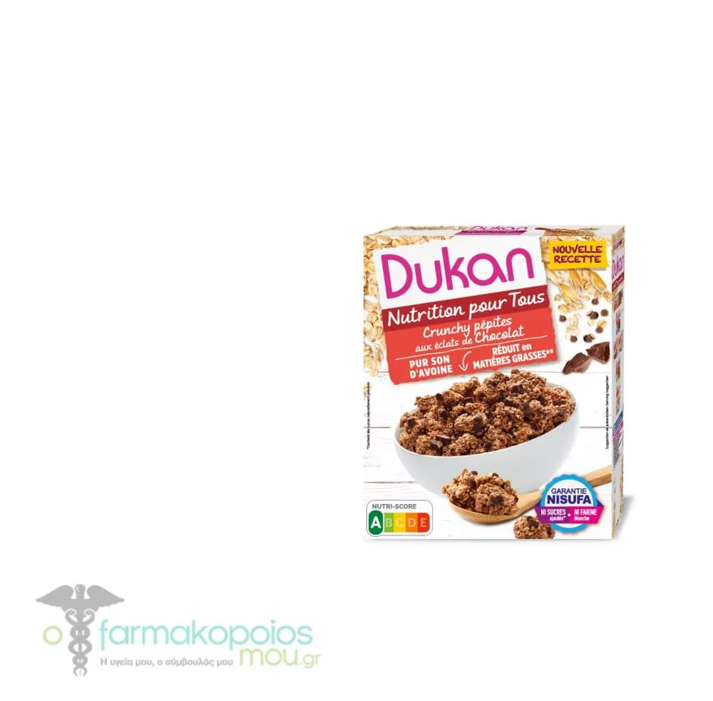 Dukan Oat Bran Cereal with Chocolate Chips, 350gr