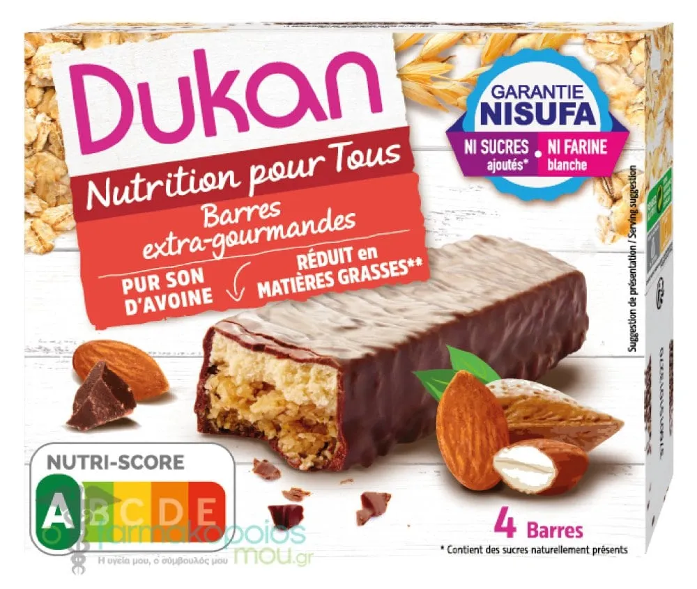 Dukan Expert, Γκοφρέτα Βρώμης Dukan με Σοκολάτα, 4 τεμάχια