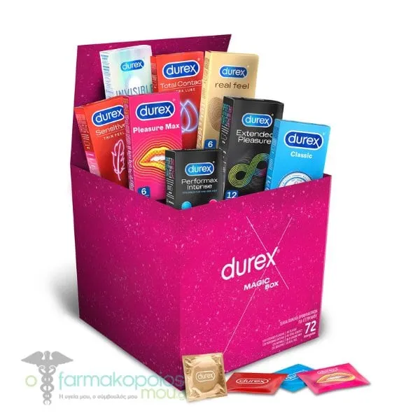 Durex Προφυλακτικά Magic Box, 72τεμ