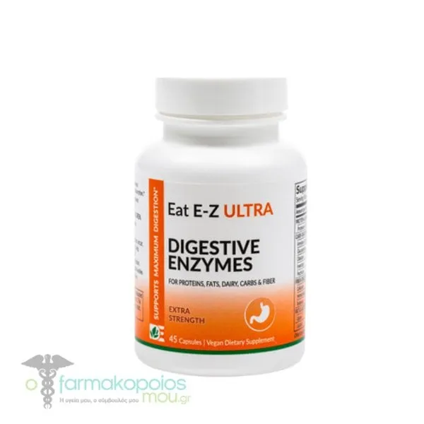 Dynamic Enzymes Eat E-Z Ultra, 45caps