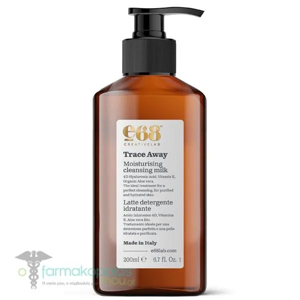 E68 Trace Away Moisturizing Cleansing Milk, 200ml