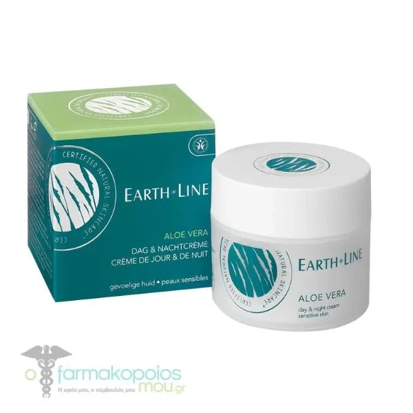 Earth Line Aloe Vera Day & Night Cream, 50ml