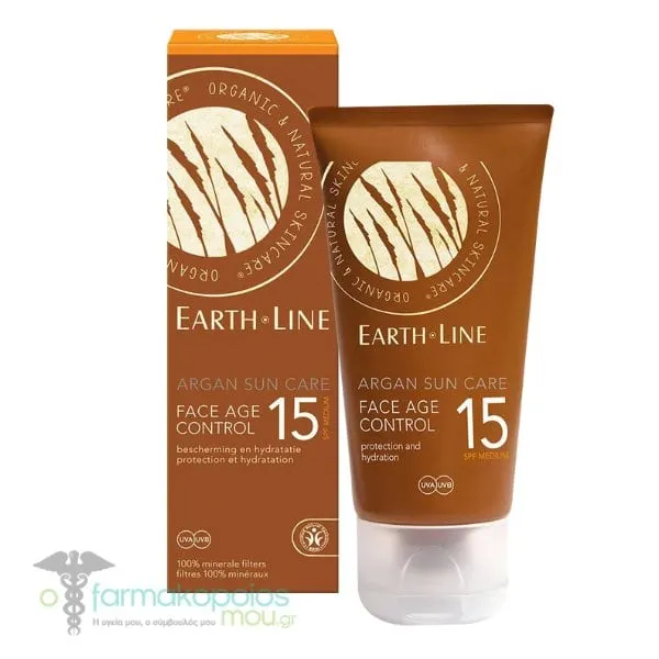 Earth Line Argan Sun Care Face Age Control SPF15, 50ml