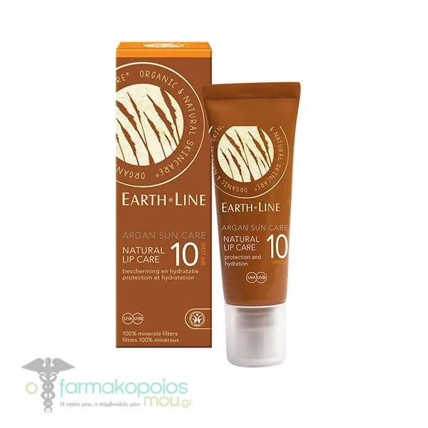 Earth Line Argan Sun Natural Lip SPF10,10ml