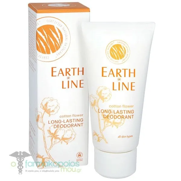 Earth Line Cotton Flower Long-Lasting Deodorant, 50ml