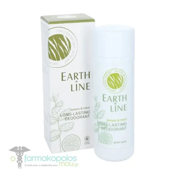 Earth Line Long-Lasting Deo Lemon & Mint, 50ml