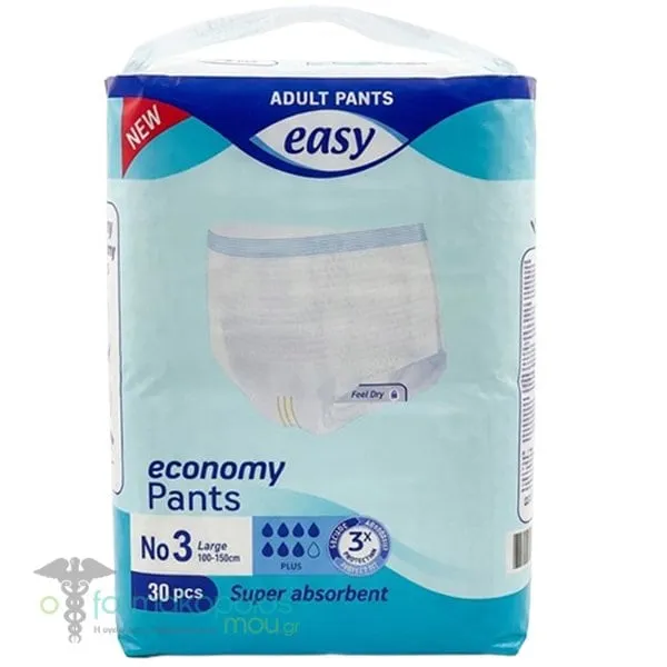 Easy Πάνα Bρακάκι Plus Large No3, 30τεμ