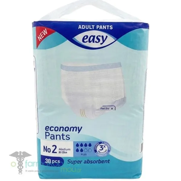 Easy Πάνα Bρακάκι Plus M No2, 30τεμ