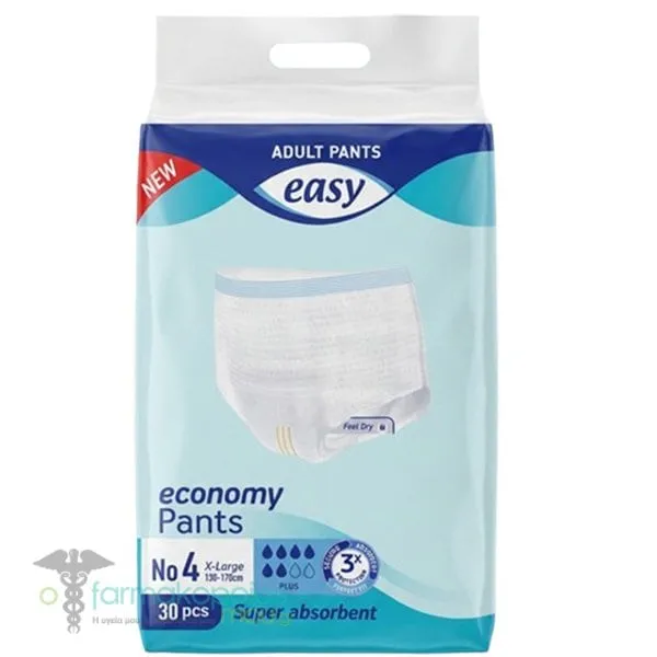 Easy Πάνα Bρακάκι Plus XL No4, 30τεμ
