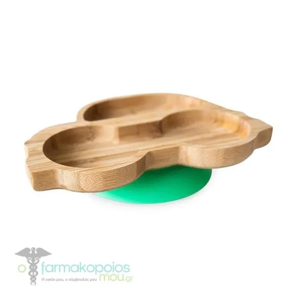 Eco Rascals Bamboo Car Suction Plate, 1ps - GREEN