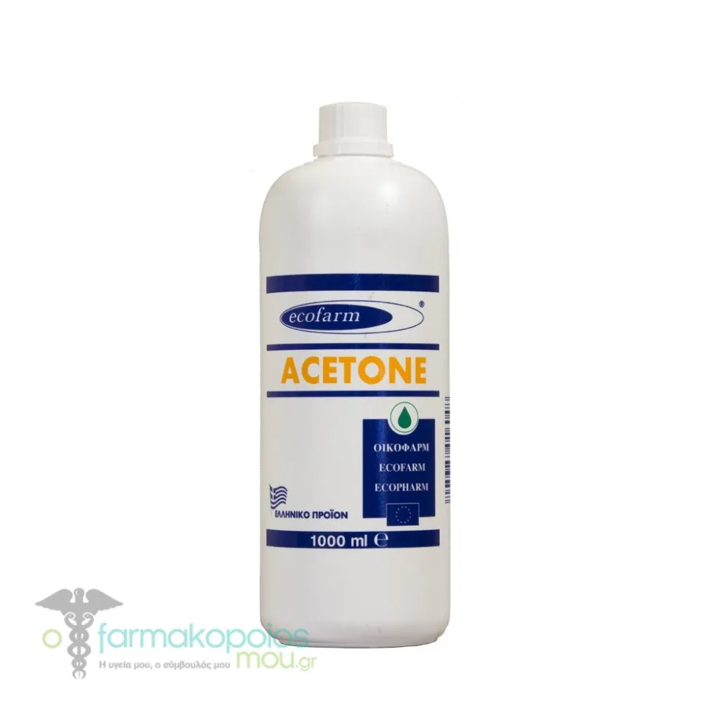 Ecofarm Acetone Nail Polish Remover, 1000ml