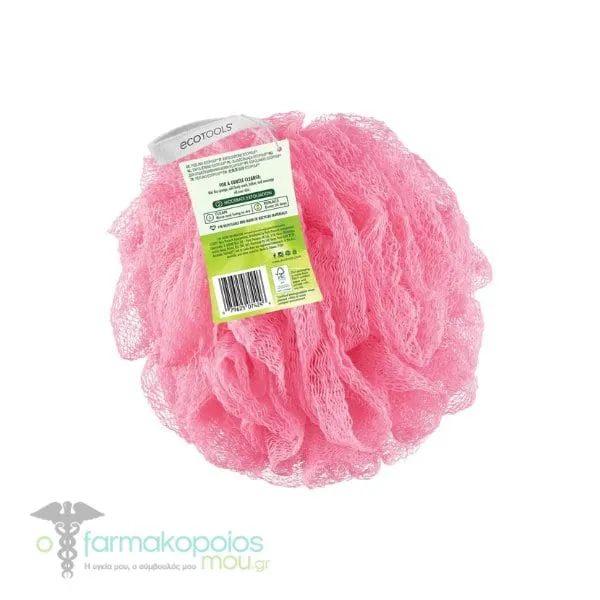 EcoTools EcoPouf Exfoliating Sponge, 1pc - Φούξια