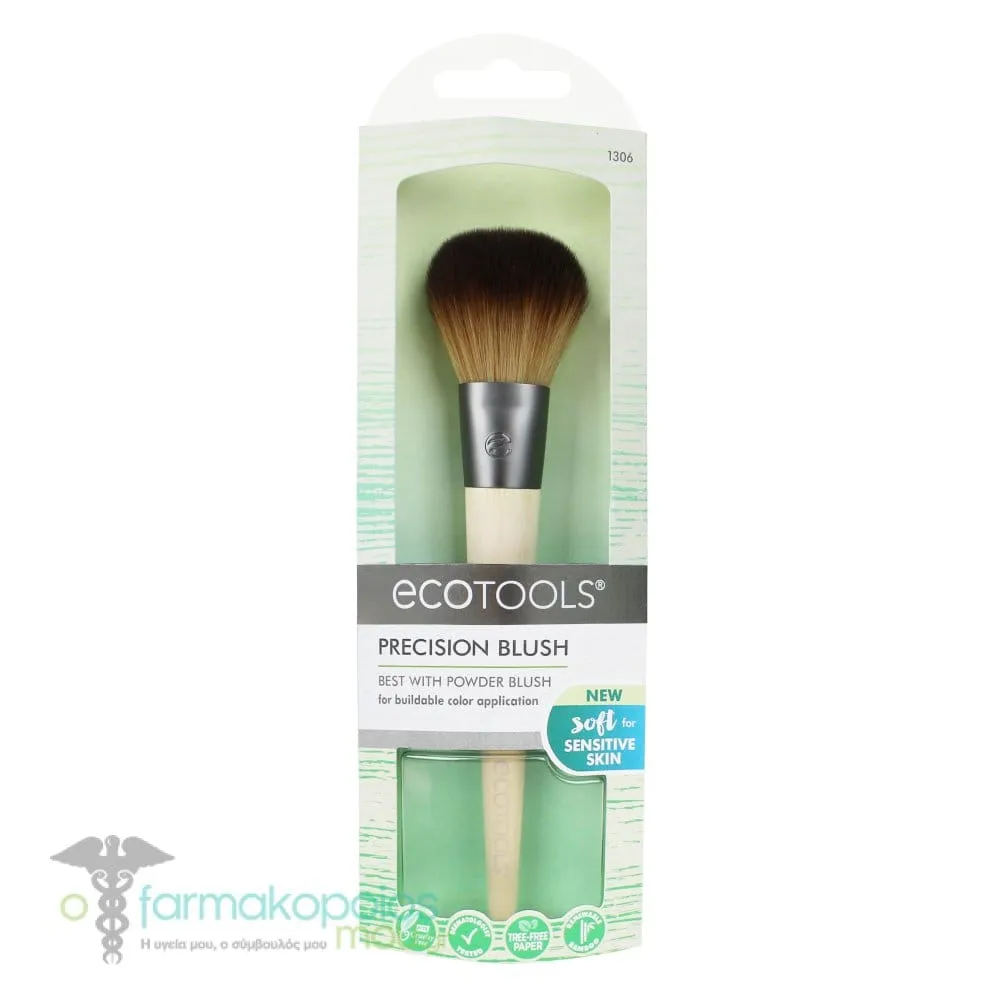 Ecotools Precision Blush Makeup Brush 100% Vegan (1306), 1pc