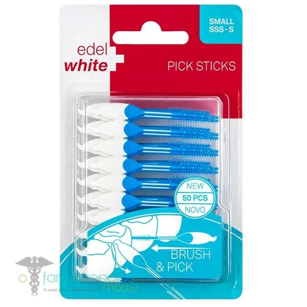 Edel White Pick Sticks Small, 50pcs - Μπλέ