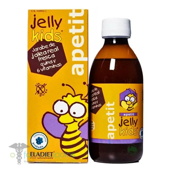 Eladiet Jelly Kids Apetit Kid's Syrup Strawberry Flavor, 150ml