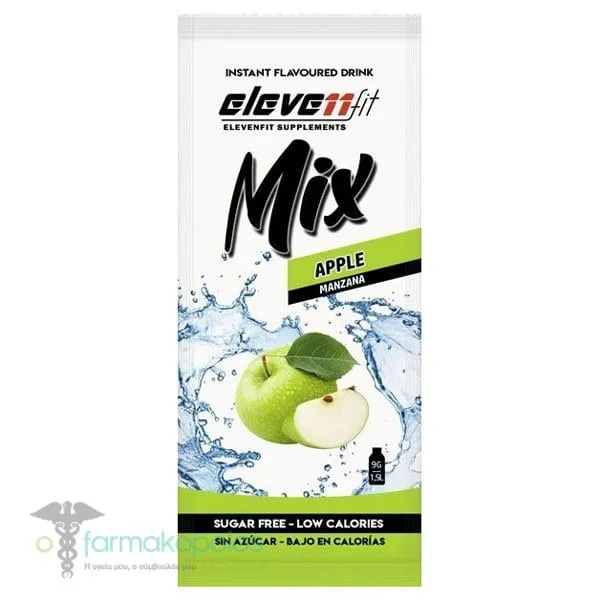 Eleven Fit Mix Ρόφημα σε Σκόνη με Γεύση Πράσινο Μήλο, 9g