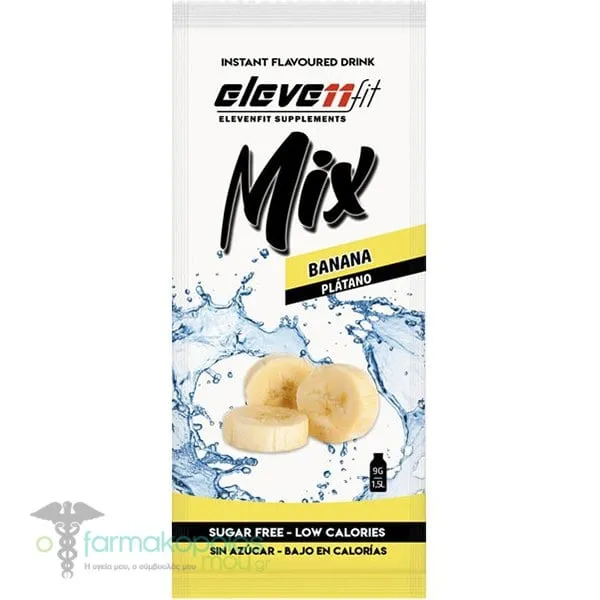 Eleven Fit Mix Ρόφημα σε Σκόνη με Γεύση Μπανάνα, 9g