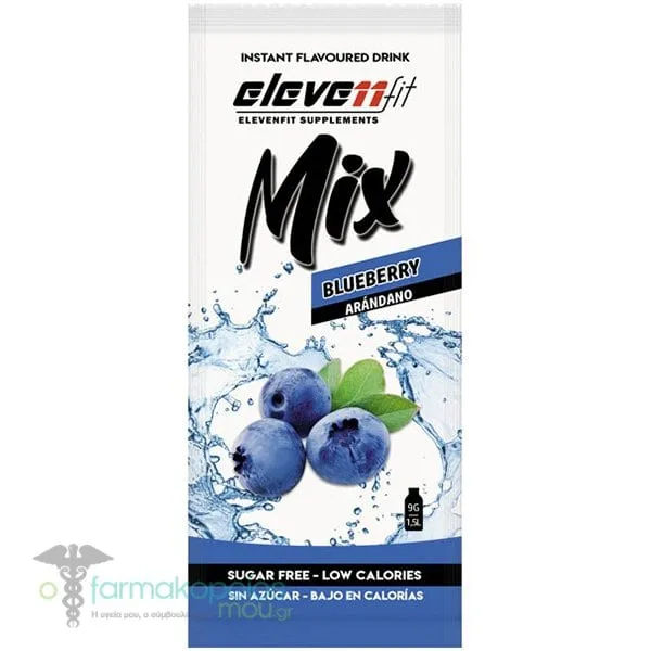 Eleven Fit Mix Ρόφημα σε Σκόνη με Γεύση Μύρτιλο, 9g