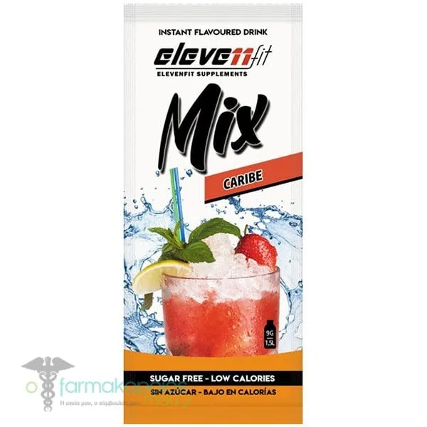 Eleven Fit Mix Ρόφημα σε Σκόνη με Γεύση Caribe, 9g