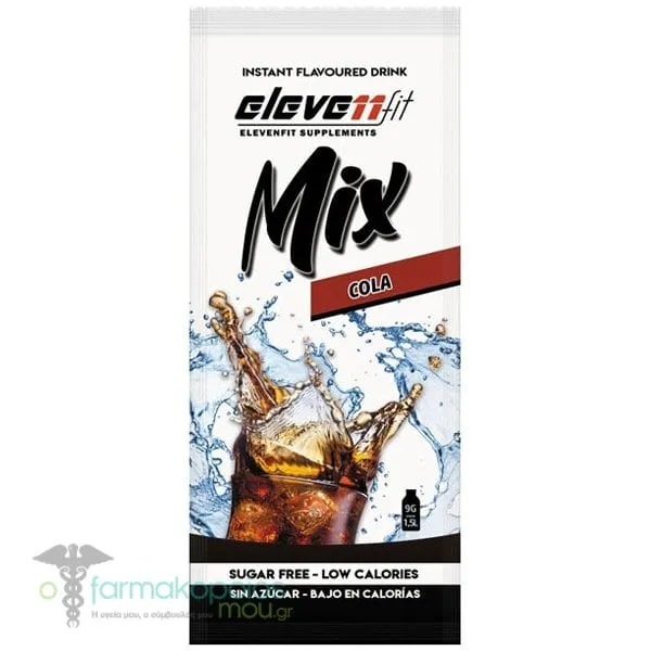 Eleven Fit Mix Powder Drink Sugar-Free with Cola Flavor, 9g