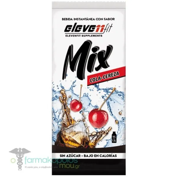 Eleven Fit Mix Powder Drink Sugar-Free with Cola & Cherry Flavor, 9g