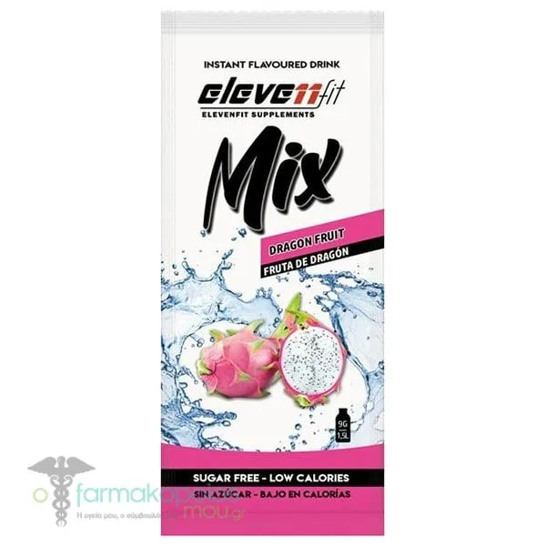 Eleven Fit Mix Ρόφημα σε Σκόνη με Γεύση Dragon Fruit, 9g