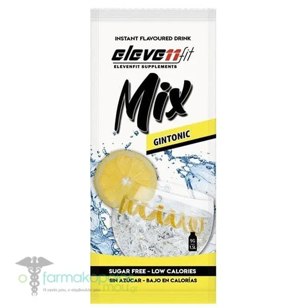 Eleven Fit Mix Gin Tonic Ρόφημα σε Σκόνη με Γεύση Gin Tonic, 9g