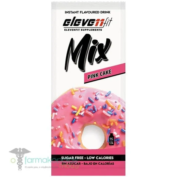 Eleven Fit Mix Powdered Drink with Pink Cake Flavour, 9g
