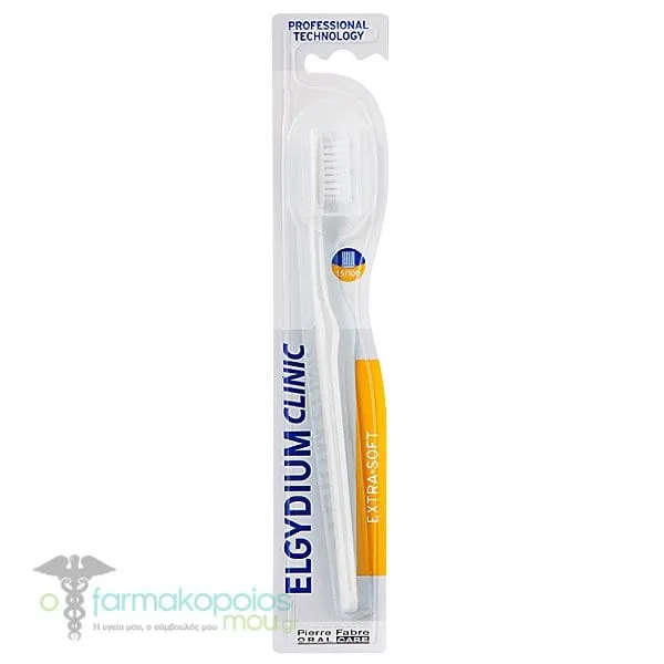 Elgydium Clinic Extra-Soft 15/100 Toothbrush, 1pc - 008 Λευκό