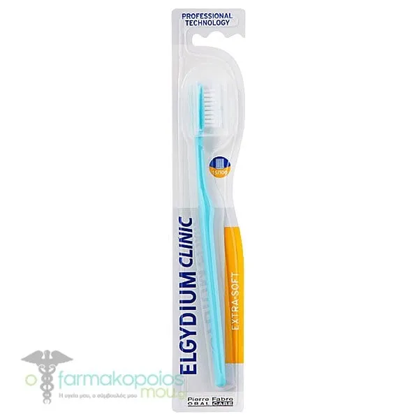 Elgydium Clinic Extra-Soft 15/100 Toothbrush, 1pc - Γαλάζιο