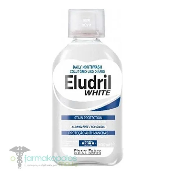 Elgydium Eludril White Mouthwash, 500ml