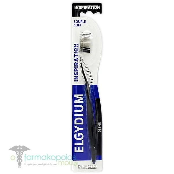 Elgydium Inspiration Soft Toothbrush, 1pc - 002 Μαύρο